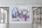 Modern large painting - action painting - colorful - abstract no.1341